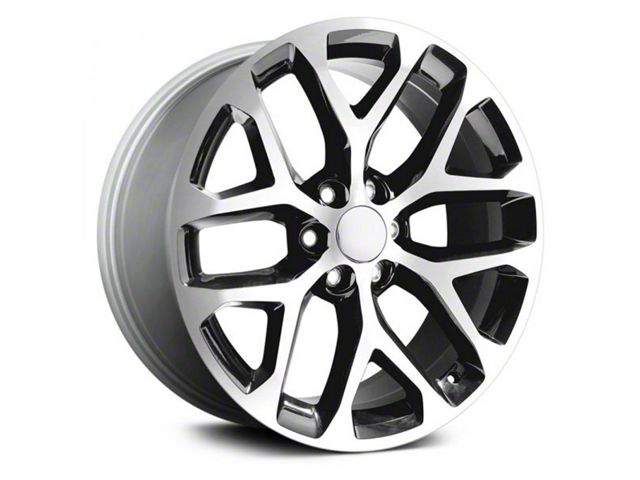 Performance Replicas PR177 Gloss Black Machined 6-Lug Wheel; 20x9; 24mm Offset (04-15 Titan)