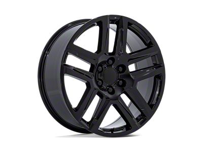 Performance Replicas PR203 Gloss Black 6-Lug Wheel; 22x9; 28mm Offset (04-15 Titan)