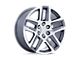 Performance Replicas PR203 Gunmetal Machined 6-Lug Wheel; 20x9; 28mm Offset (04-15 Titan)