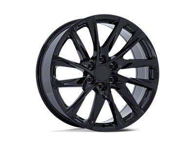 Performance Replicas PR213 Gloss Black 6-Lug Wheel; 24x10; 31mm Offset (04-15 Titan)