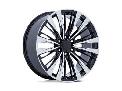 Performance Replicas PR226 Gloss Black and Polished 6-Lug Wheel; 24x10; 31mm Offset (04-15 Titan)