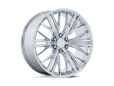 Performance Replicas PR227 Chrome 6-Lug Wheel; 24x10; 24mm Offset (04-15 Titan)