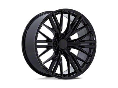 Performance Replicas PR227 Gloss Black 6-Lug Wheel; 22x9.5; 18mm Offset (04-15 Titan)