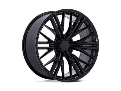 Performance Replicas PR227 Gloss Black 6-Lug Wheel; 24x10; 24mm Offset (04-15 Titan)