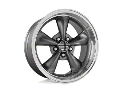 Performance Replicas PR106 Anthracite Machined 5-Lug Wheel; 18x9; 30mm Offset (05-15 Tacoma)