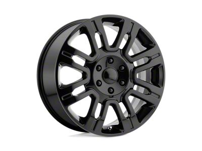 PR167 Gloss Black 6-Lug Wheel; 20x8.5; 44mm Offset (22-24 Bronco Raptor)