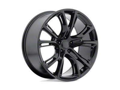 PR137 Gloss Black Wheel; 22x9; 34mm Offset (20-24 Jeep Gladiator JT)