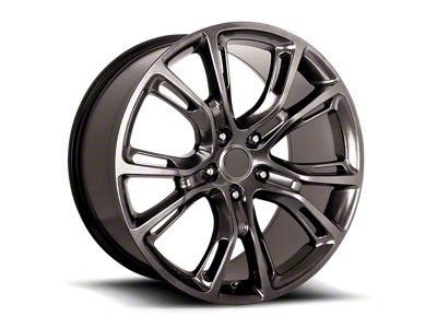 PR137 Hyper Silver Dark Wheel; 20x10; 50mm Offset (20-24 Jeep Gladiator JT)