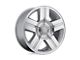 Performance Replicas PR147 Silver Machined Wheel; 20x8.5; 0mm Offset (20-24 Jeep Gladiator JT)