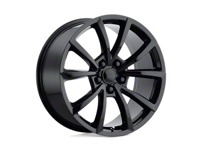 PR184 Gloss Black Wheel; 20x10; 50mm Offset (20-24 Jeep Gladiator JT)