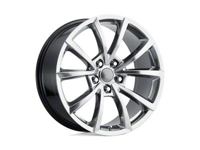 PR184 Hyper Silver Dark Wheel; 20x9; 34mm Offset (22-24 Jeep Grand Cherokee WL)