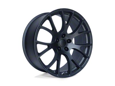 PR161 Matte Black Wheel; 22x9.5; 35mm Offset (99-04 Jeep Grand Cherokee WJ)