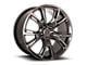 PR137 Hyper Silver Dark Wheel; 22x9; 34mm Offset (05-10 Jeep Grand Cherokee WK)