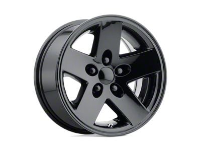 Performance Replicas PR185 Gloss Black Wheel; 16x8; 0mm Offset (93-98 Jeep Grand Cherokee ZJ)