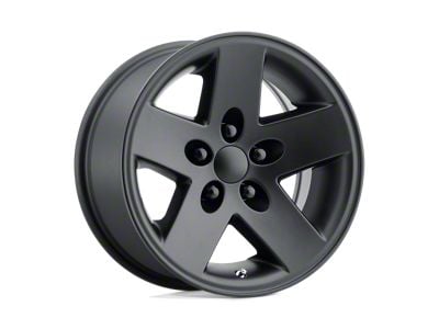 Performance Replicas PR185 Matte Black Wheel; 16x8; 0mm Offset (93-98 Jeep Grand Cherokee ZJ)