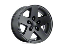 Performance Replicas PR185 Matte Black Wheel; 16x8; 0mm Offset (97-06 Jeep Wrangler TJ)