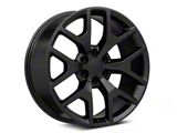 PR169 Matte Black 6-Lug Wheel; 20x9; 27mm Offset (17-24 Titan)