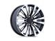 Performance Replicas PR226 Gloss Black and Polished 6-Lug Wheel; 22x9; 28mm Offset (17-24 Titan)