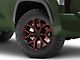 PR177 Gloss Black Red Milled 6-Lug Wheel; 20x9; 24mm Offset (22-24 Tundra)