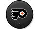 Philadelphia Flyers Spare Tire Cover; Black (66-18 Jeep CJ5, CJ7, Wrangler YJ, TJ & JK)