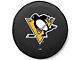 Pittsburgh Penguins Spare Tire Cover; Black (66-18 Jeep CJ5, CJ7, Wrangler YJ, TJ & JK)