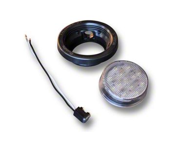 Poison Spyder 2.50-Inch LED Back-Up Light; Clear (Universal; Some Adaptation May Be Required)