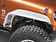 Poison Spyder Crusher Fender Flares; Extra Wide; Bare Aluminum (07-18 Jeep Wrangler JK)