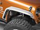 Poison Spyder Crusher Fender Flares; Narrow Width/Standard Width; Bare Aluminum (07-18 Jeep Wrangler JK)