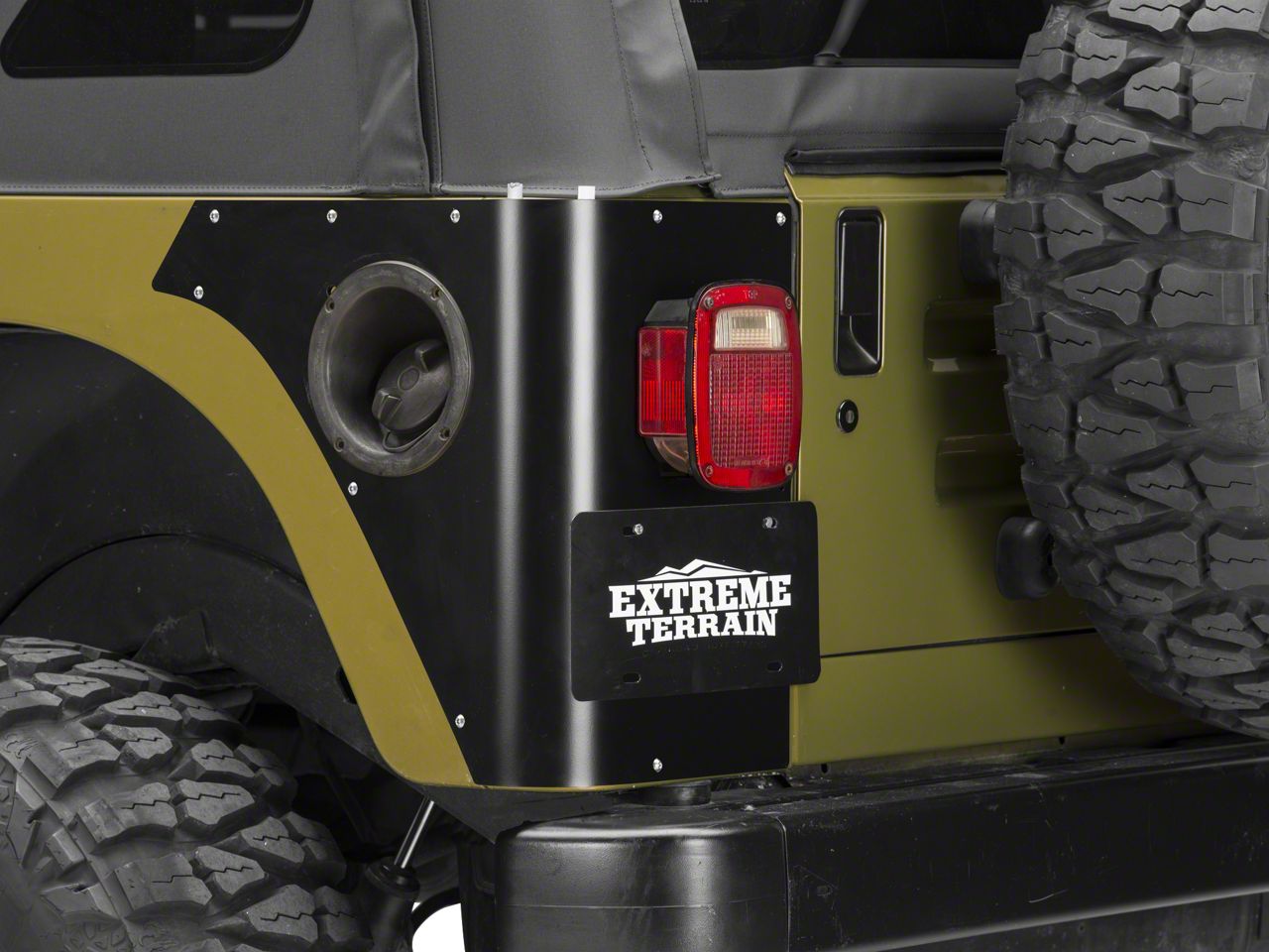 Poison Spyder Jeep Wrangler Trail Corner Guards w/ OEM Tail Light ...