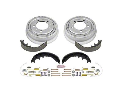 PowerStop OE Replacement Drum and Brake Shoe Kit; Rear (82-85 Jeep CJ5 & CJ7)