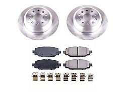 PowerStop OE Replacement Brake Rotor and Pad Kit; Rear (18-25 Jeep Wrangler JL, Excluding 4xe, Rubicon & Sahara)