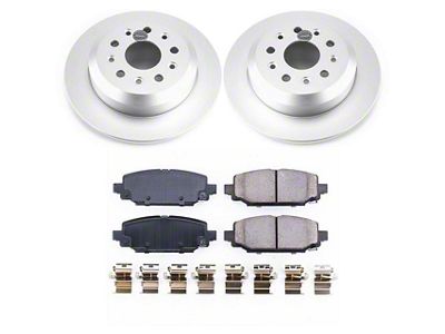 PowerStop Z17 Evolution Plus Brake Rotor and Pad Kit; Rear (18-24 Jeep Wrangler JL, Excluding 4xe, Rubicon & Sahara)