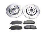 PowerStop Z23 Evolution Sport Brake Rotor and Pad Kit; Front (18-24 Jeep Wrangler JL Rubicon, Sahara, Excluding 4xe & Rubicon 392)