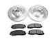 PowerStop Z23 Evolution Sport Brake Rotor and Pad Kit; Front (18-24 Jeep Wrangler JL, Excluding 4xe, Rubicon & Sahara)