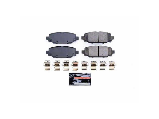 PowerStop Z23 Evolution Sport Carbon-Fiber Ceramic Brake Pads; Rear Pair (18-24 Jeep Wrangler JL, Excluding 4xe, Rubicon & Sahara)