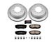 PowerStop Z17 Evolution Plus 5-Lug Brake Rotor and Pad Kit; Rear (07-21 Tundra)