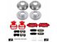 PowerStop Z23 Evolution 5-Lug Brake Rotor, Pad and Caliper Kit; Front and Rear (07-15 Tundra)