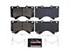 PowerStop Z23 Evolution Sport Carbon-Fiber Ceramic Brake Pads; Front Pair (07-21 Tundra)