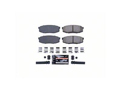 PowerStop Z23 Evolution Sport Carbon-Fiber Ceramic Brake Pads; Rear Pair (07-21 Tundra)