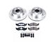 PowerStop Z23 Evolution Sport Brake Rotor and Pad Kit; Front (90-98 Jeep Wrangler YJ & TJ; 1999 Jeep Wrangler TJ w/ 3-1/4-Inch Composite Rotors)