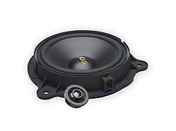 PowerBass 6.50-Inch Direct Fit Premium OEM Replacement Component Speaker; Rear Door; 60 Watts RMS/120 Watts Max (04-18 Titan)