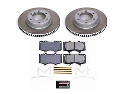 PowerStop Semi-Coated 6-Lug Brake Rotor and Pad Kit; Front (10-24 4Runner)