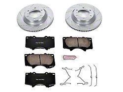 PowerStop Z23 Evolution 6-Lug Brake Rotor and Pad Kit; Front (10-24 4Runner)