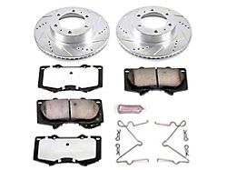PowerStop Z36 Extreme Truck and Tow 6-Lug Brake Rotor and Pad Kit; Front (03-09 4Runner w/ 12.56-Inch Front Rotors)