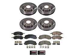 PowerStop OE Replacement 6-Lug Brake Rotor and Pad Kit; Front and Rear (22-25 Bronco Raptor)