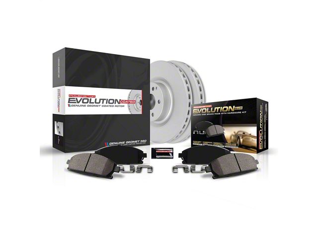 PowerStop Z17 Evolution Plus 5-Lug Brake Rotor and Pad Kit; Rear (21-24 Bronco Sport)