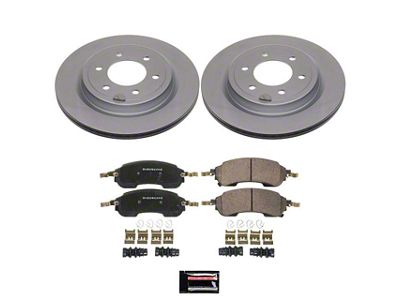 PowerStop Z17 Evolution Plus 6-Lug Brake Rotor Kit; Rear (22-25 Bronco Raptor)