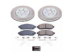 PowerStop Semi-Coated 6-Lug Brake Rotor and Pad Kit; Front (16-25 V6 Frontier)