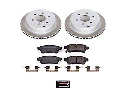 PowerStop Semi-Coated 6-Lug Brake Rotor and Pad Kit; Rear (05-24 Frontier)