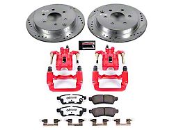 PowerStop Z36 Extreme Truck and Tow 6-Lug Brake Rotor, Pad and Caliper Kit; Rear (05-24 Frontier)